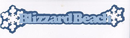Disney World Blizzard Beach Paper Piecing Title