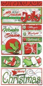 Tis the Season Christmas Stickers by Bo Bunny