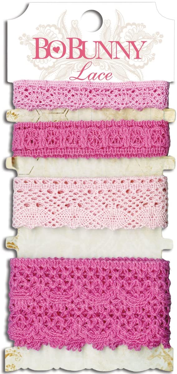 Blush Lace Trim by Bo Bunny