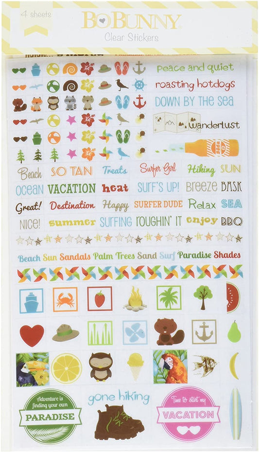 Summer Fun Essentials Stickers by Bo Bunny