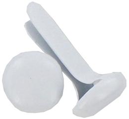 White Round Brads Paper Fasteners