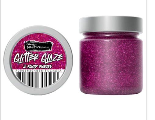 Fuchsia Glitter Glaze