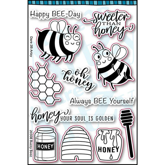 Buzzy Beez Clear Stamps Set