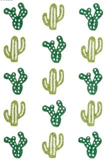 Glitter Cactus Stickers