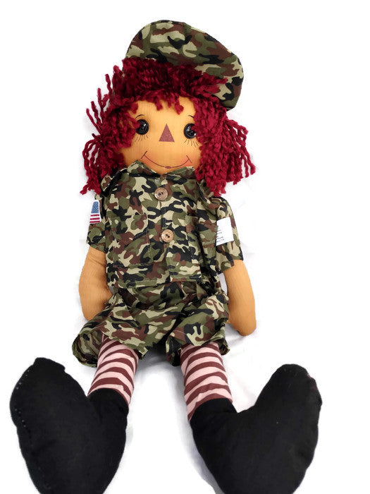 Camo Carl Rag Doll