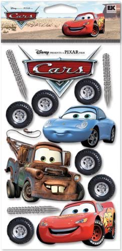 3d Disney Cars Movie Stickers