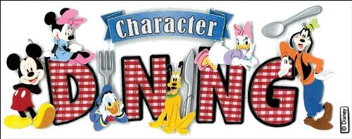 Character Dining Disney Vacation Stickers