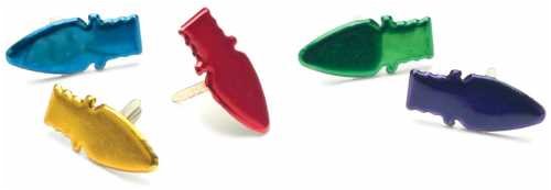 Christmas Lights Bulb Brads/Paper Fasteners Scrapbook