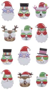 Christmas Buddies Stickers Puffy