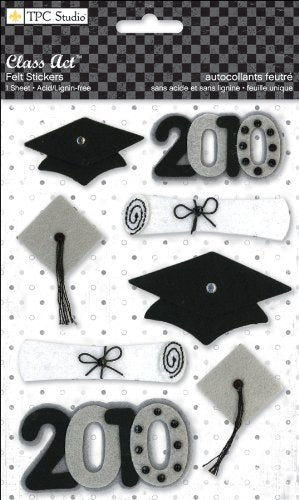 Class Act Graduation Felt Stickers by TPC 2010