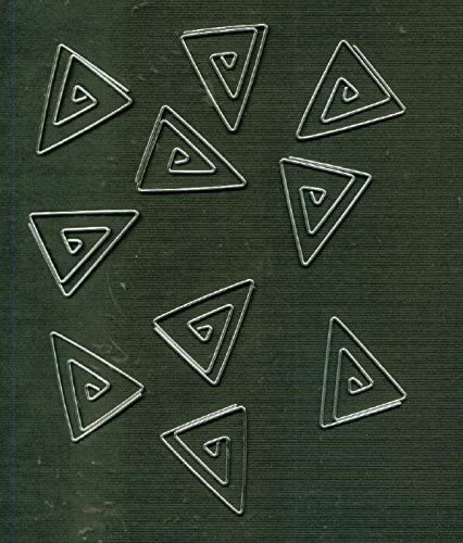 Silver Triangle Paper Clips