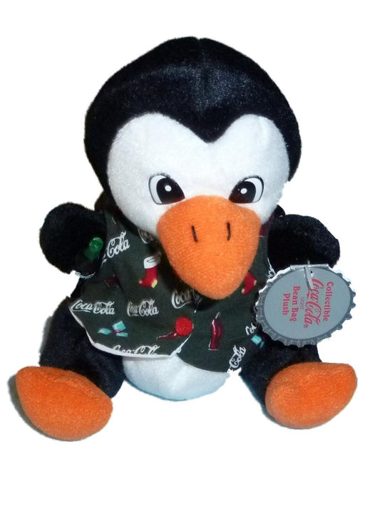 Coca Cola Beanbag Penguin with Vest