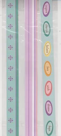 Inspiration 12 inch Double Sided Page Border Accents 3pc