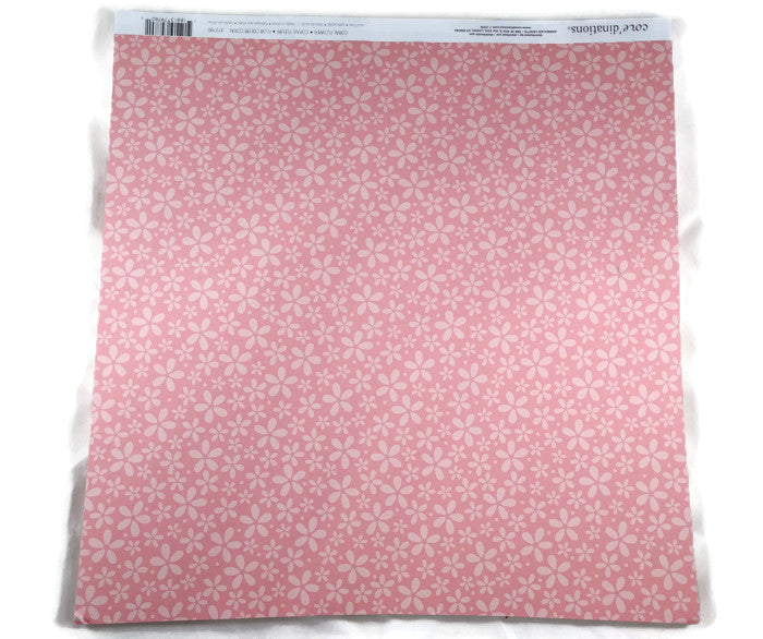 Coredinations Floral Cardstock 12x12 4 Sheets
