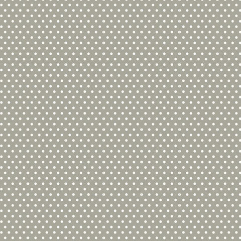 Grey Polka Dot Patterned Cardstock 12x12