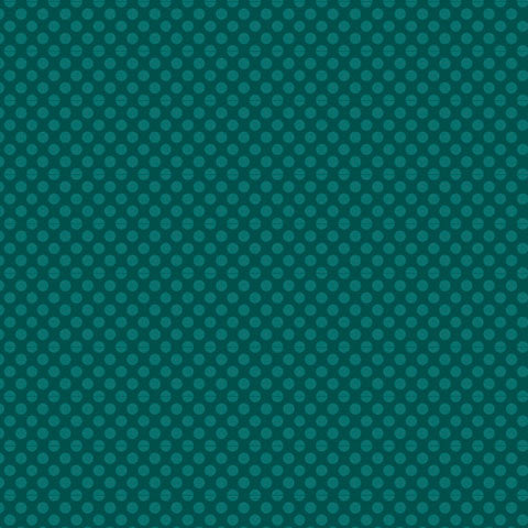 Teal Green Polka Dot Patterned Cardstock 12x12