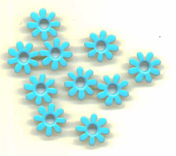 Blue Crazy Daisy Flower Eyelets