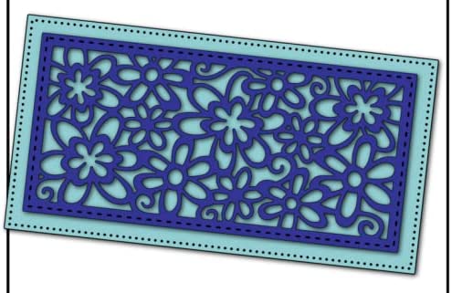 Dare2BArtzy Mini Slim Flower Patch Dies