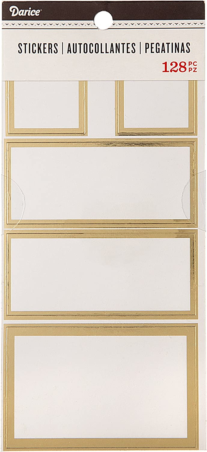 Gold Label Stickers Book