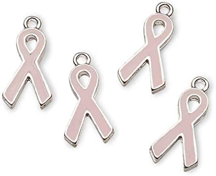 Breast Cancer Pink Ribbon Charms by Darice