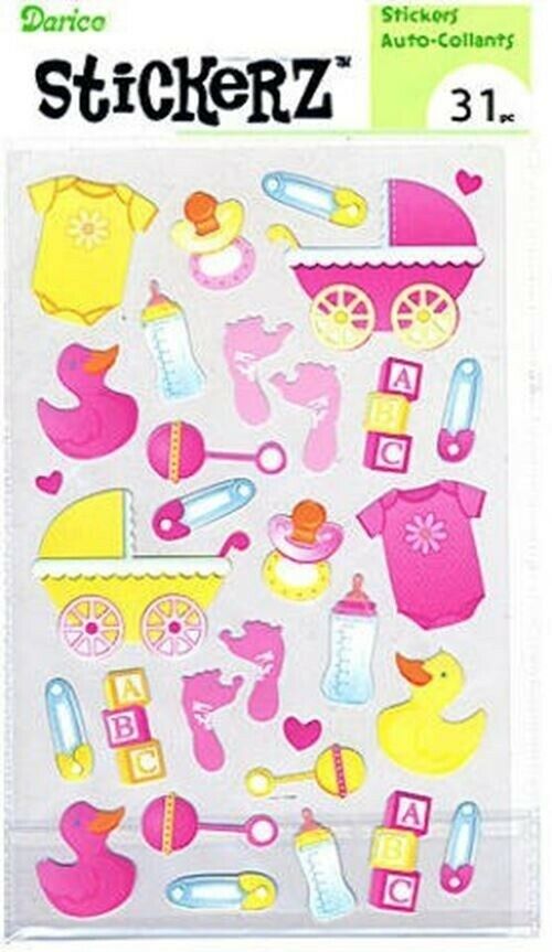 Baby girl Stickers by Darice