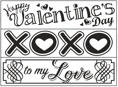 Darice Valentines Day Embossing Folder