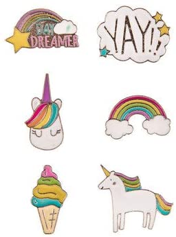 Day Dreamer Metal Stickers - Set of 6