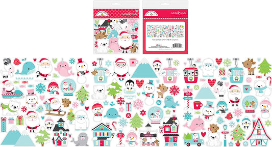 Odds and Ends Let it Snow Die Cuts Doodlebug Designs