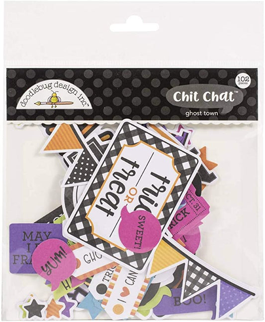 Doodlebug Ghost Town Chit Chat Die Cuts