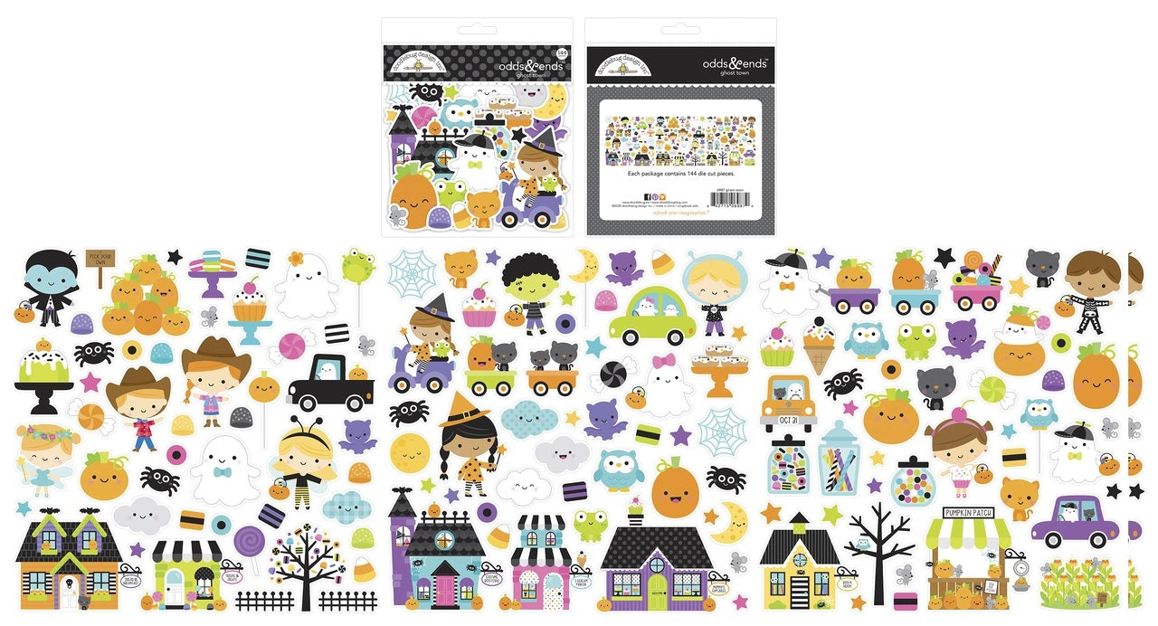 Doodlebug Ghost Town Odds and Ends Die Cuts