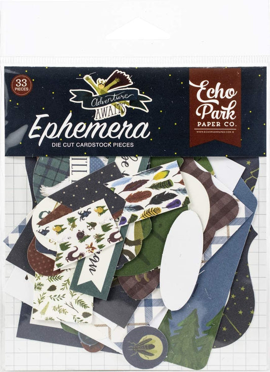 Adventure Awaits Ephemera Die Cut Set