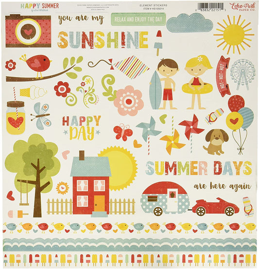 Echo Park Happy Summer Stickers