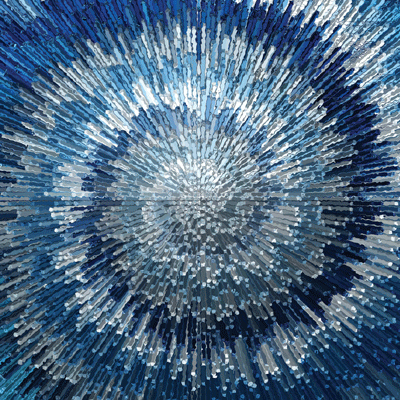 Blue Swirl Cardstock 12x12 Modern Art by Ella & Viv