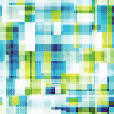 Blue Green Mosaic Scrapbook Paper by Ella and Viv