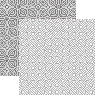 Fifth Shades of Gray Right Angles Scrapbook paper