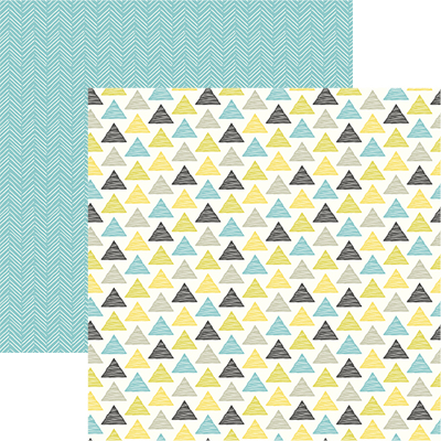 Bohemian Triangles Scrapbook paper