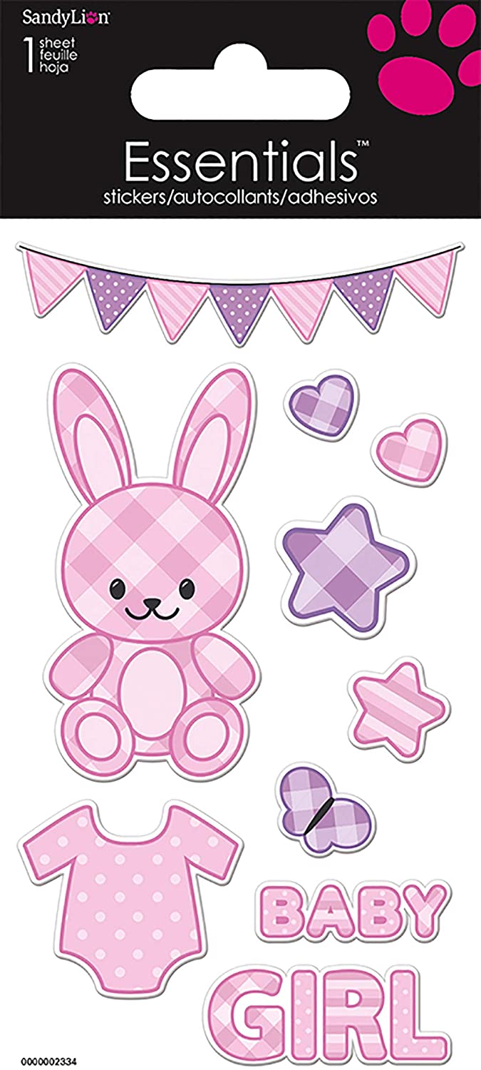 Baby Girl Bunny Essential Stickers