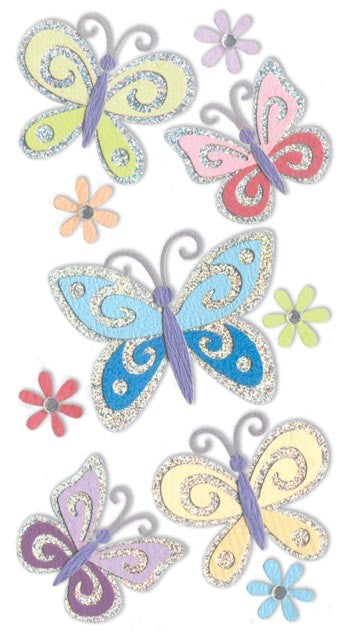 Essential Holographic Butterfly Stickers