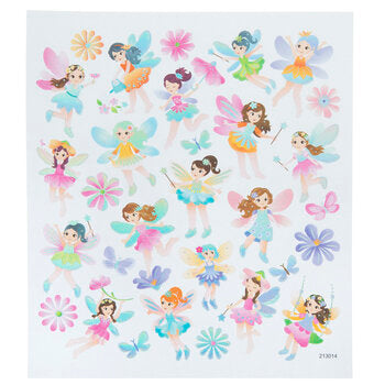 Foil Fairy Stickers Set - 30 Pieces
