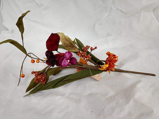 Fall Cornstalk Sunflower Floral Pick Decor