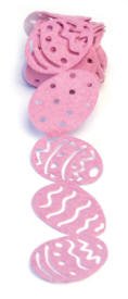 Pink Easter Eggs Felt Fusion Ribbon by Queen & Co