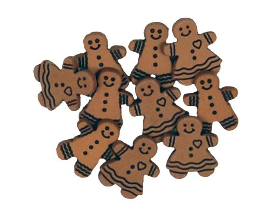 Christmas Gingerbread Cookies Buttons