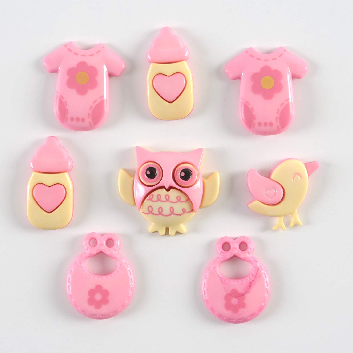 Its a Girl Baby Buttons by Favorite Findings
