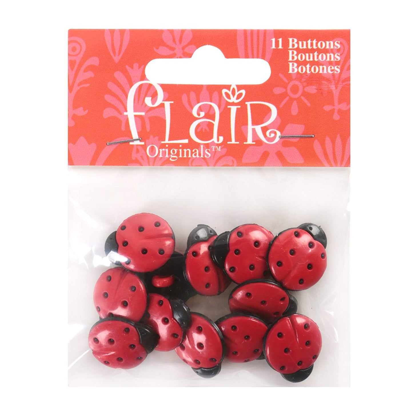 Ladybug Favorite Findings Buttons