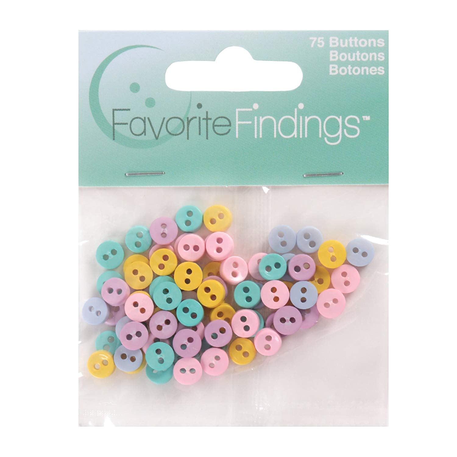 Pastel Mini Buttons Favorite Findings