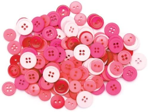 Pink Round Buttons by Favorite Findings