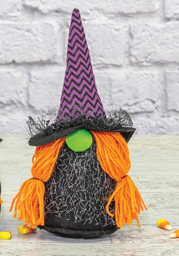 Halloween Fiery Witch Gnome