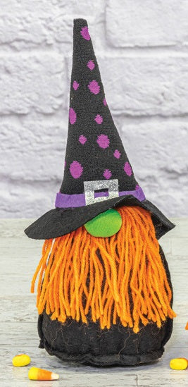 Halloween Fiery Gnome Witch Plush