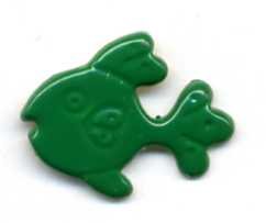 Green Fish Brads Paper Fasteners by Accent Depot