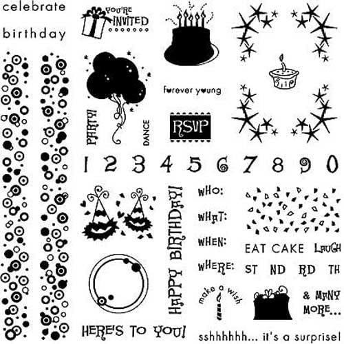 Birthday Stamps by Fiskars